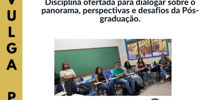 Disciplina ofertada: Acolhimento e integração