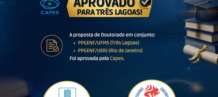 Doutorado aprovado para Três Lagoas